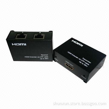 HDMI Extender, 30m Over UTP Cable, with Built-in ESD Protection